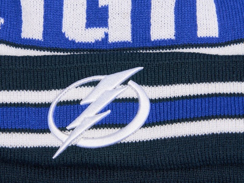 Шапка NHL Tampa Bay Lightning с помпоном (подростковая) фото 4 Шапка NHL Tampa Bay Lightning с помпоном (подростковая) фото 4